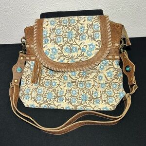 MYRA SAN YSIDRO FALLS PAISLEY PRINT SHOULDER BAG